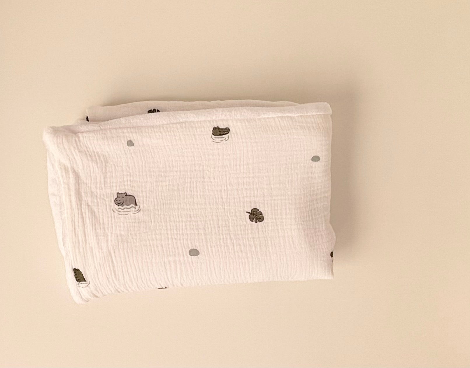 Couverture naissance personnalisée Au fil de l'eau