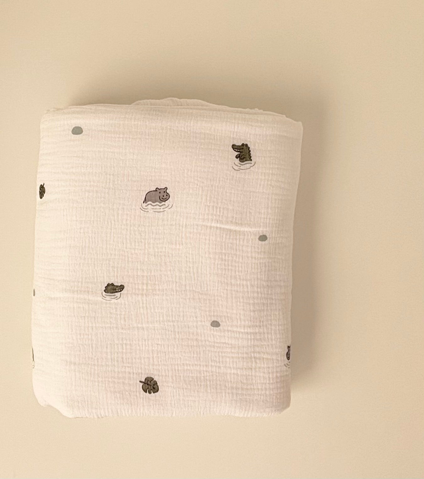 Couverture enfant personnalisée Au fil de l'eau