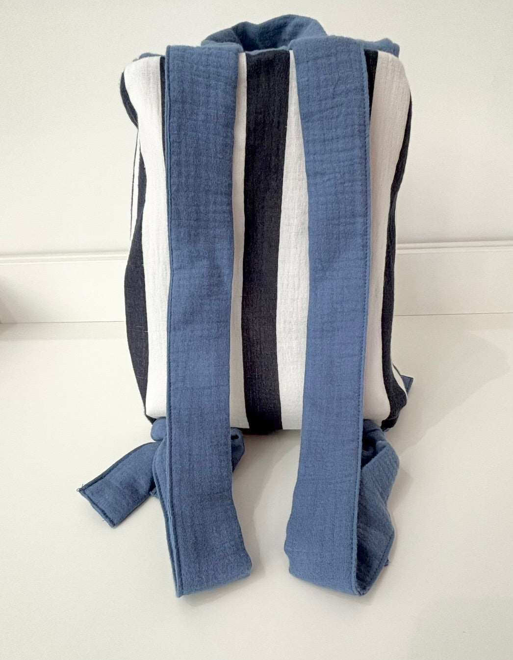 Sac à dos enfants personnalisé Rayé Bleu