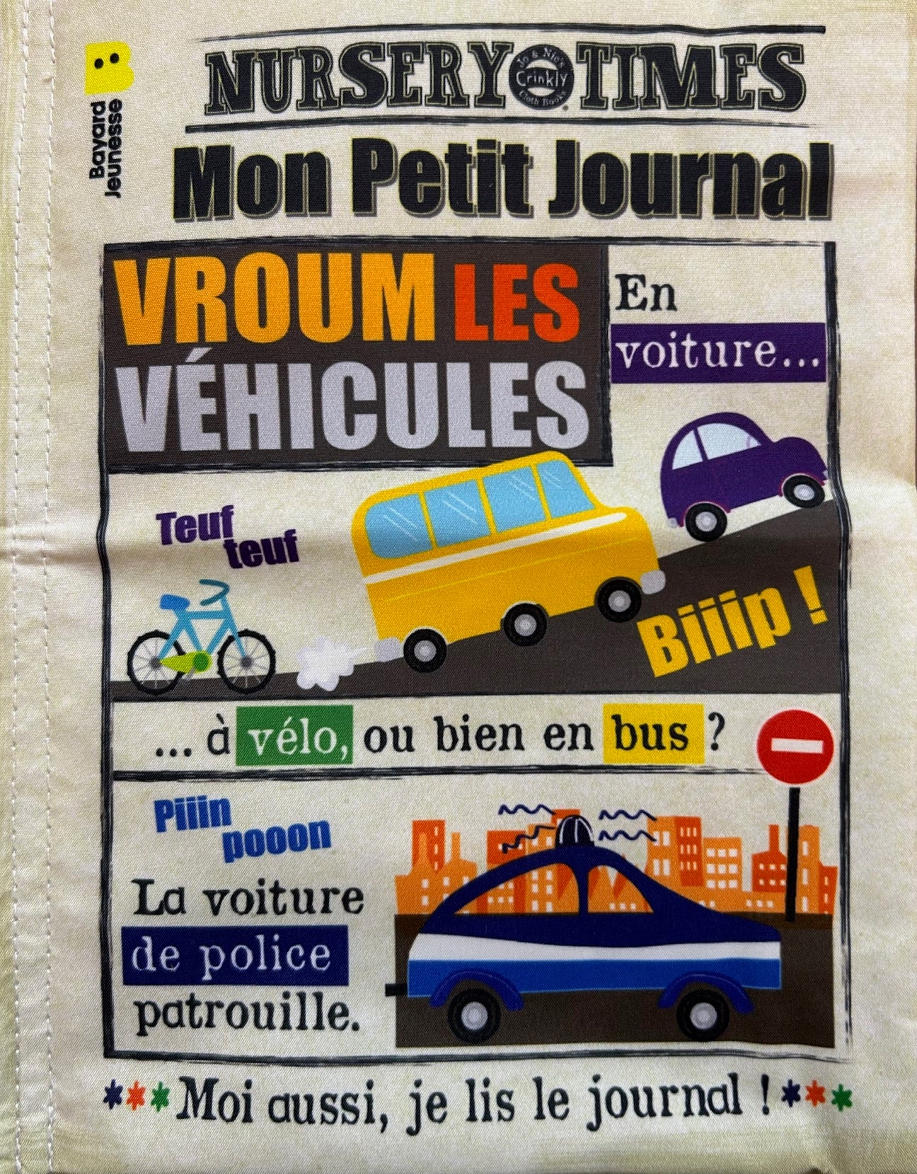 Mon premier journal en tissu - Plusieurs thèmes à découvrir