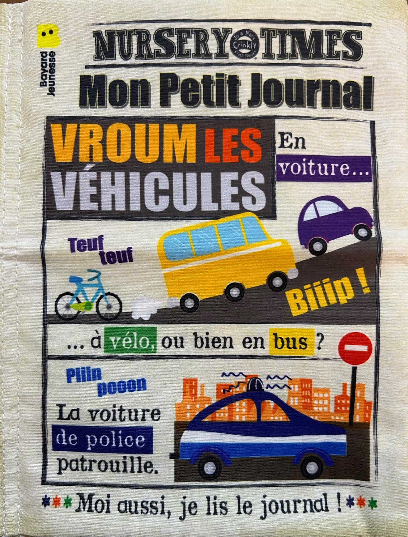 Mon premier journal en tissu - Plusieurs thèmes à découvrir