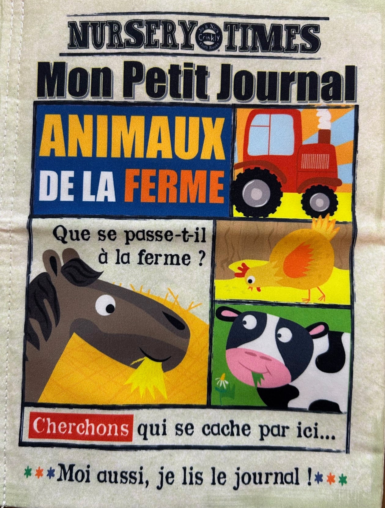 Mon premier journal en tissu - Plusieurs thèmes à découvrir