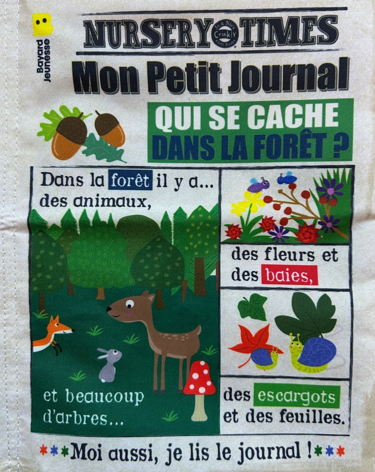 Mon premier journal en tissu - Plusieurs thèmes à découvrir
