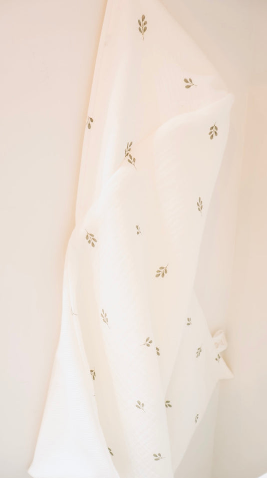 Capes de bain collection murmure de feuilles Sauge