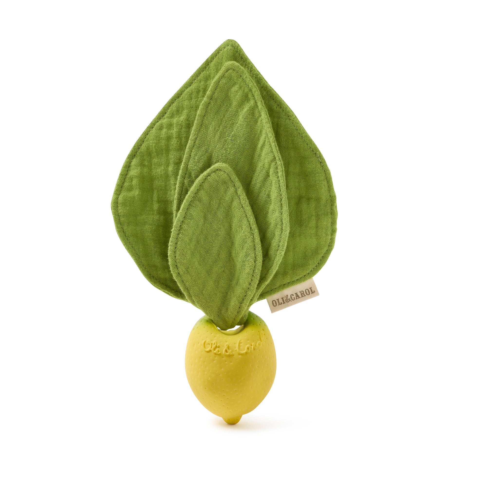 🍋 Citron – Mini Doudou-Teether