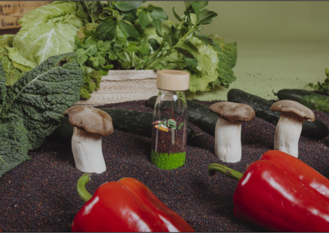 Bouteille sensorielle légumes