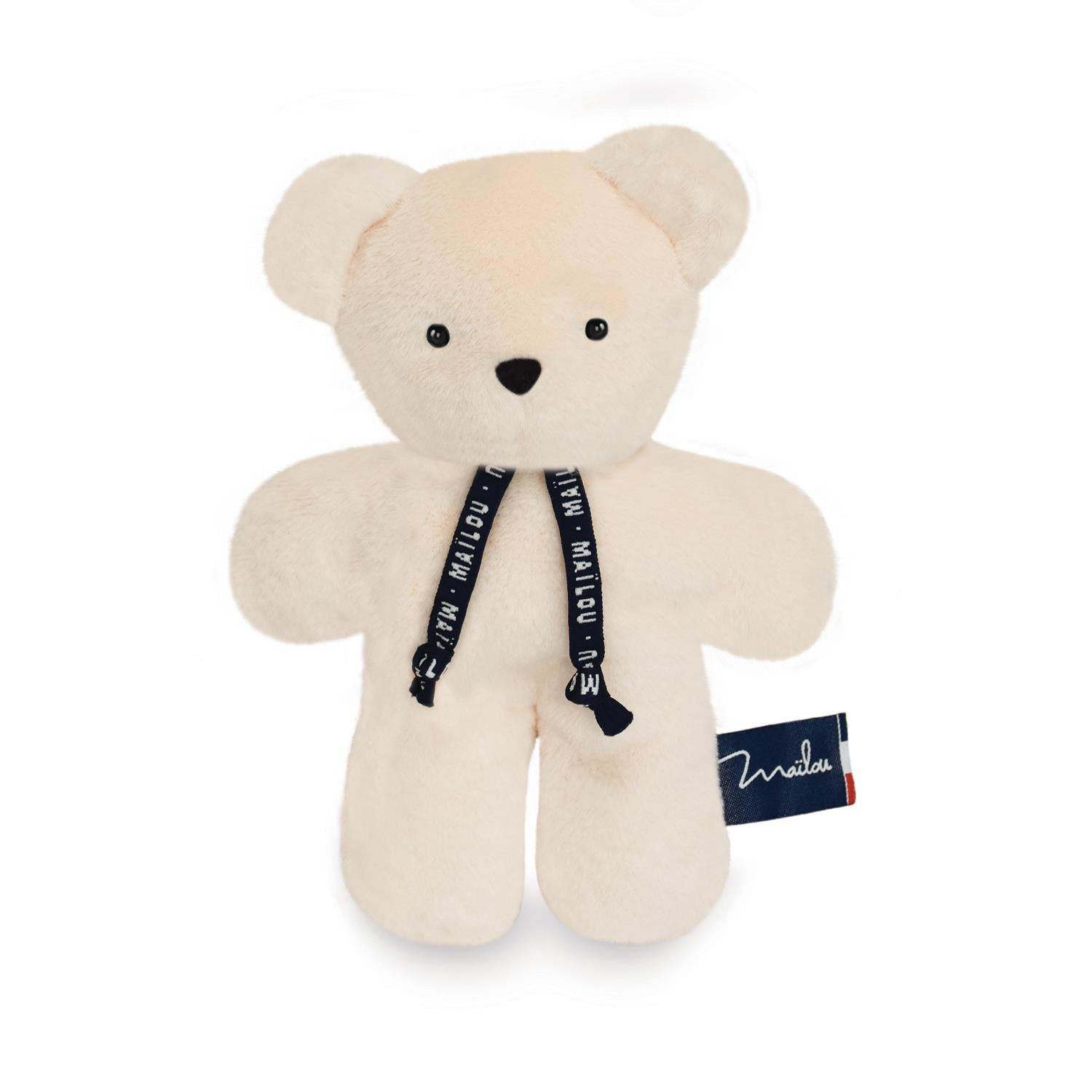Doudou ours pain d’épices ivoire 20 cm