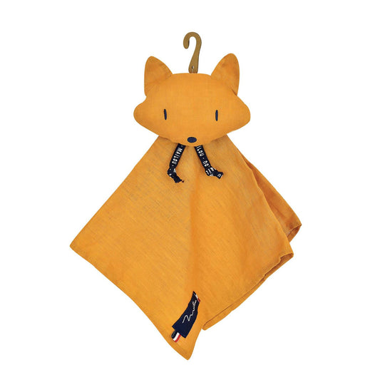 Doudou renard safran