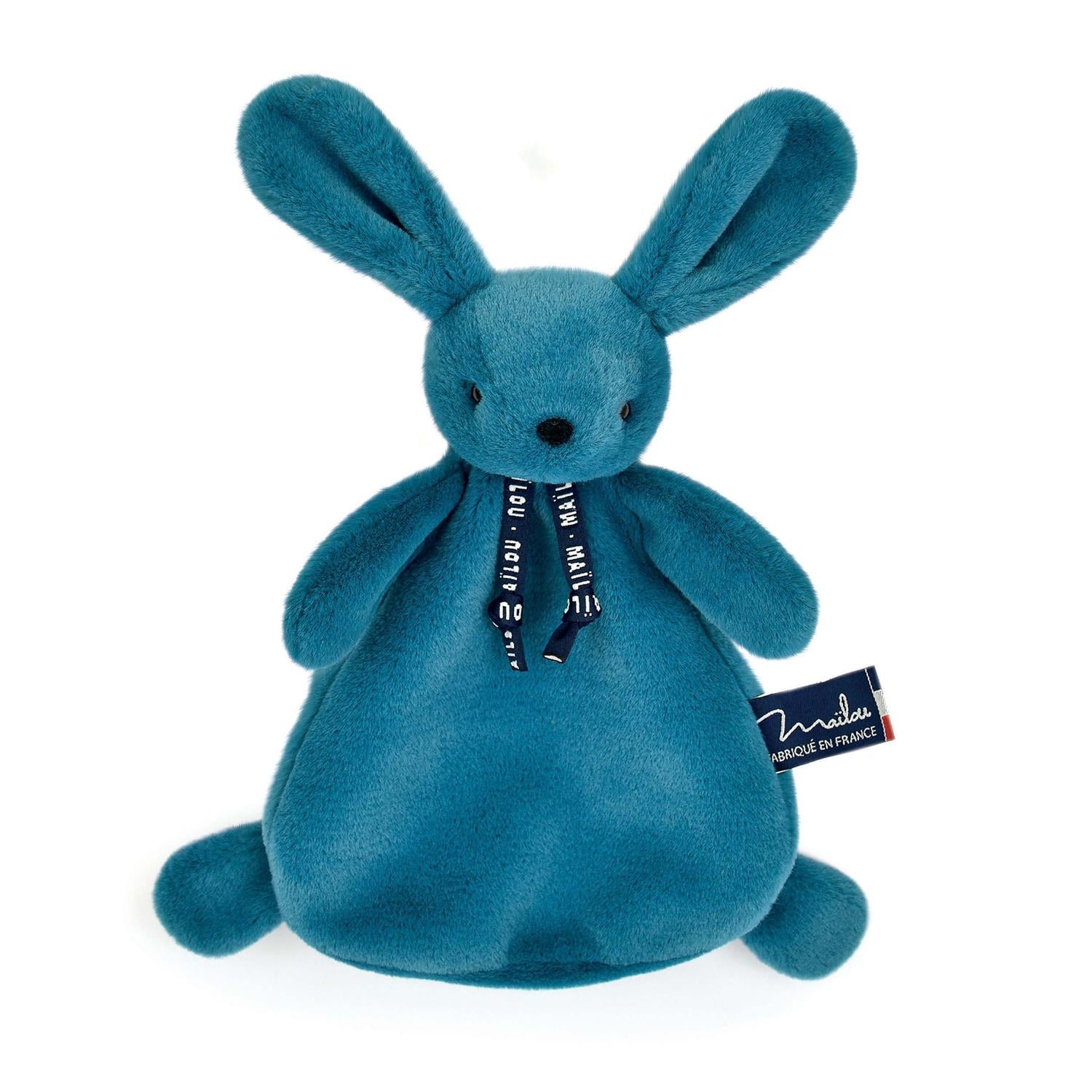 DOUDOU Lapin bleu minéral