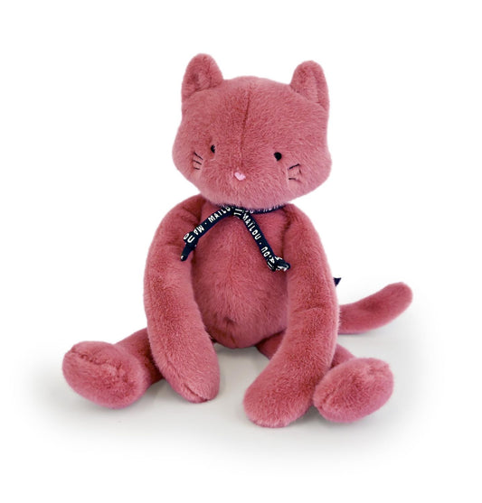 PELUCHES CHATS Méloé 37 cm rose