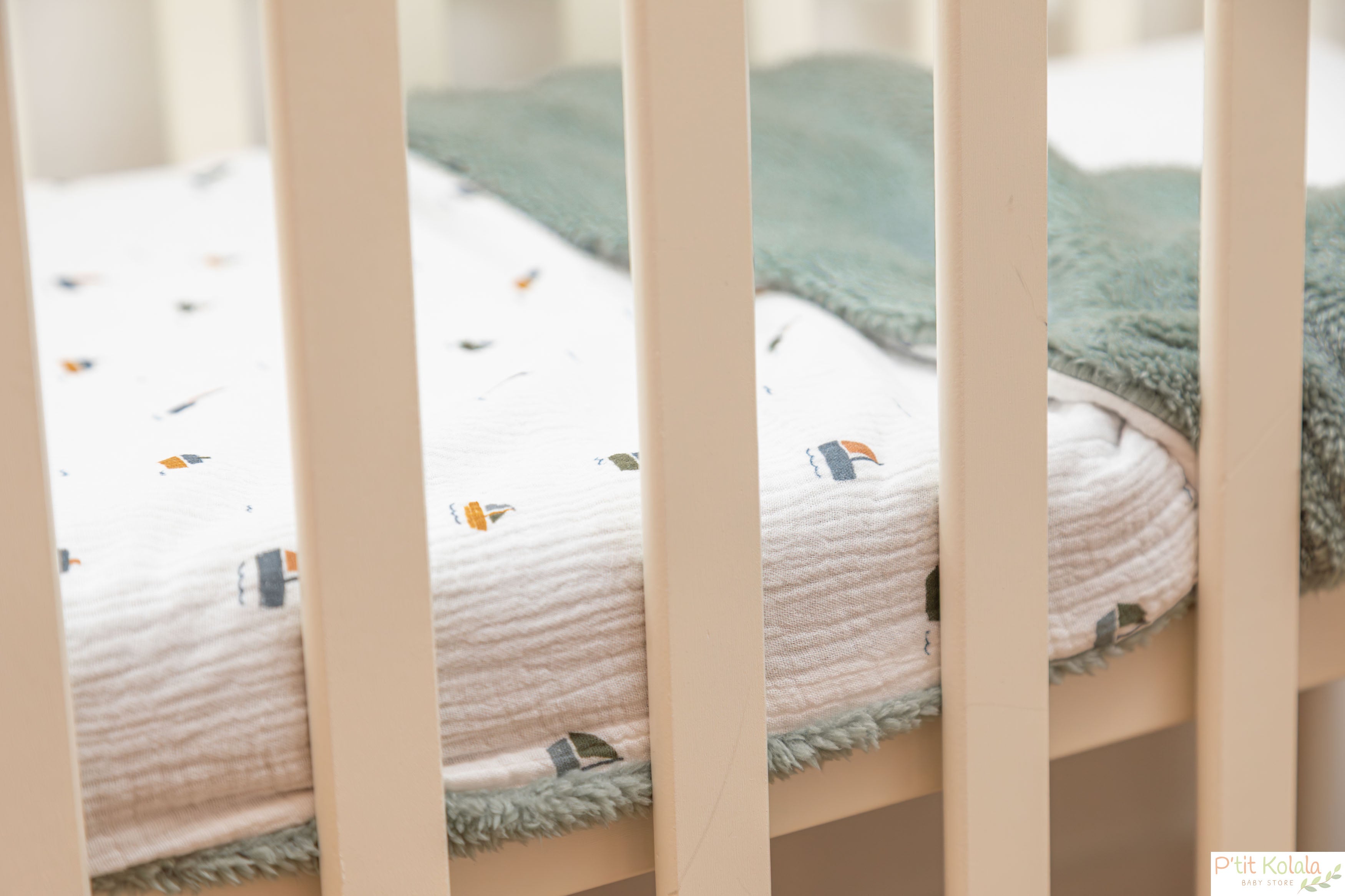 Couvertures enfants personnalisées en gaze de coton à Motifs