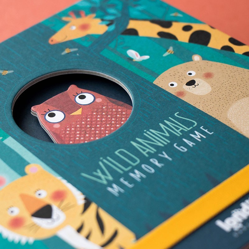 Jeu de mémoire Animaux Sauvages Londji – Dès 3 ans