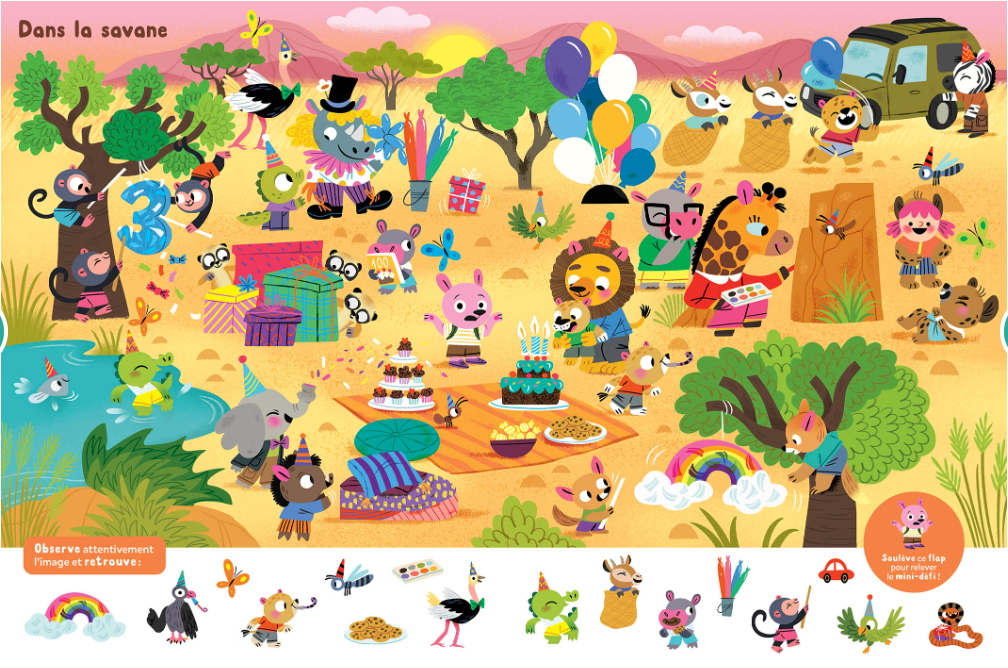 MON CHERCHE ET TROUVE SURPRISE - LES ANIMAUX