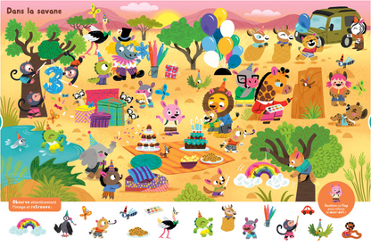 MON CHERCHE ET TROUVE SURPRISE - LES ANIMAUX