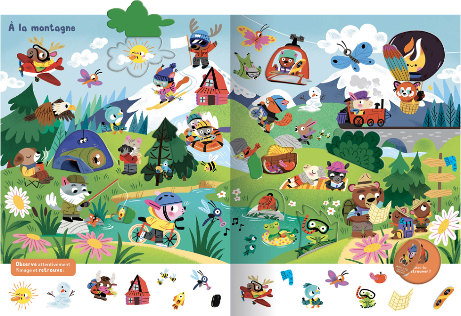 MON CHERCHE ET TROUVE SURPRISE - LES ANIMAUX