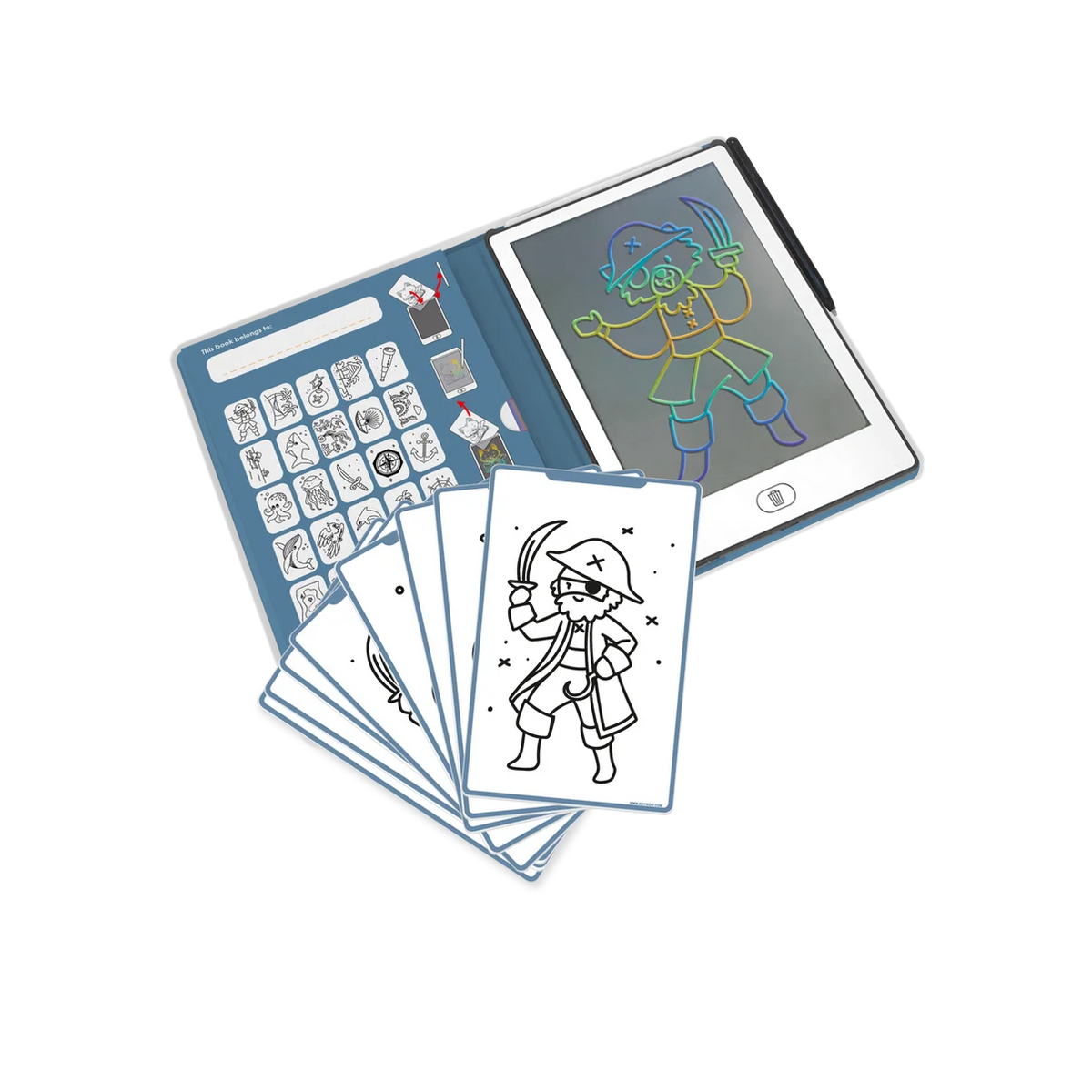 Tablette LCD KIDYDRAW-MINI – Océan et Pirate