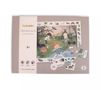 PUZZLE Aventures en forêt 30 pièces dès 3 ans