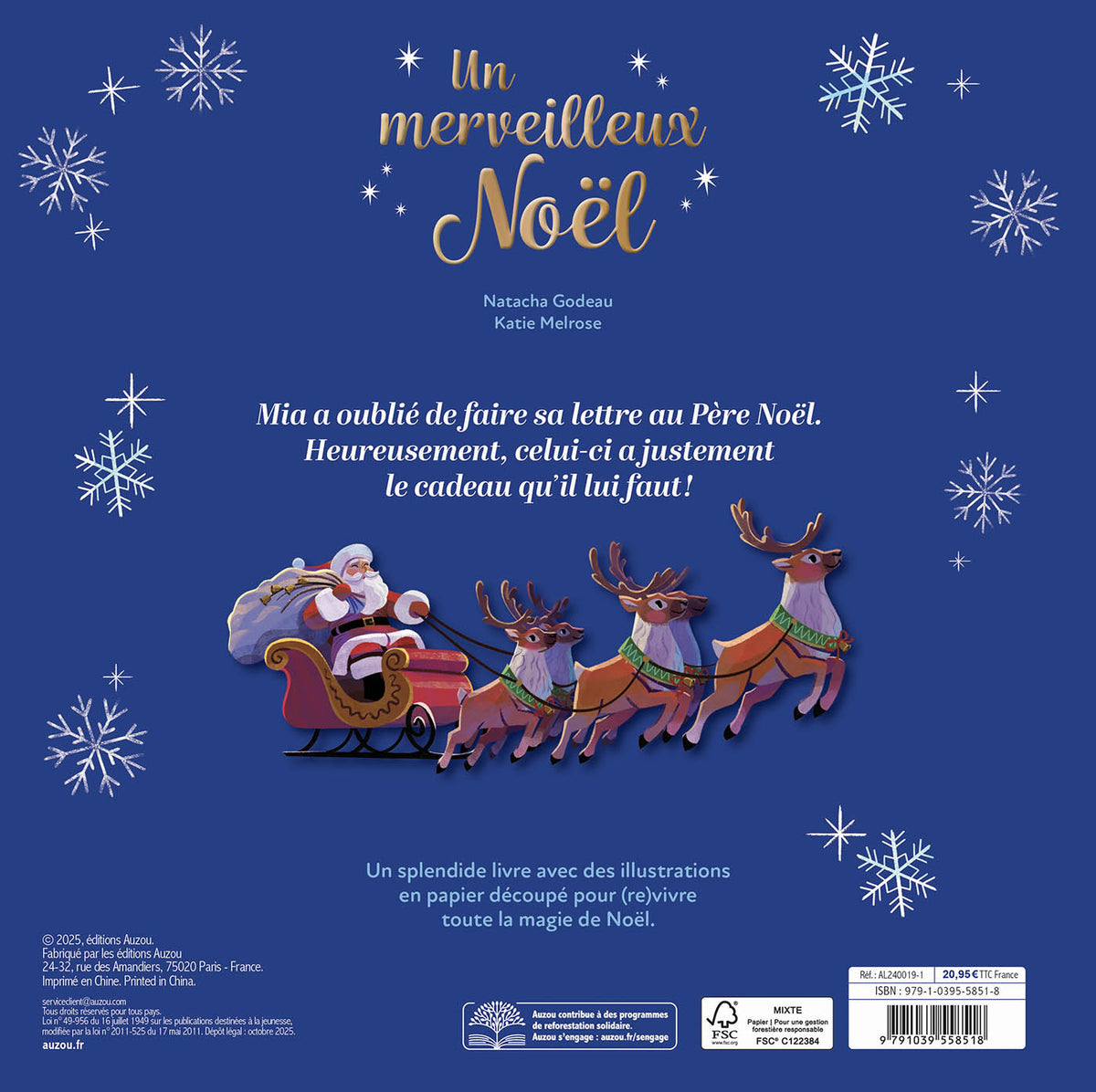 Un merveilleux Noël – Papiers découpés