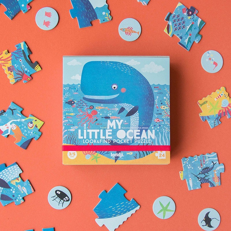 Pocket Puzzle Mon Petit Océan Londji – 3 à 5 ans