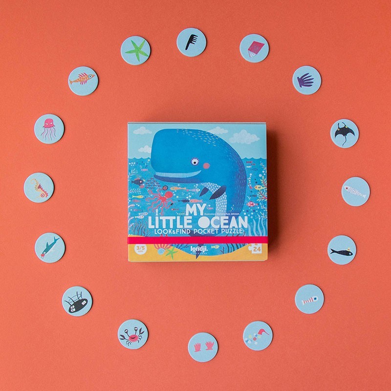 Pocket Puzzle Mon Petit Océan Londji – 3 à 5 ans
