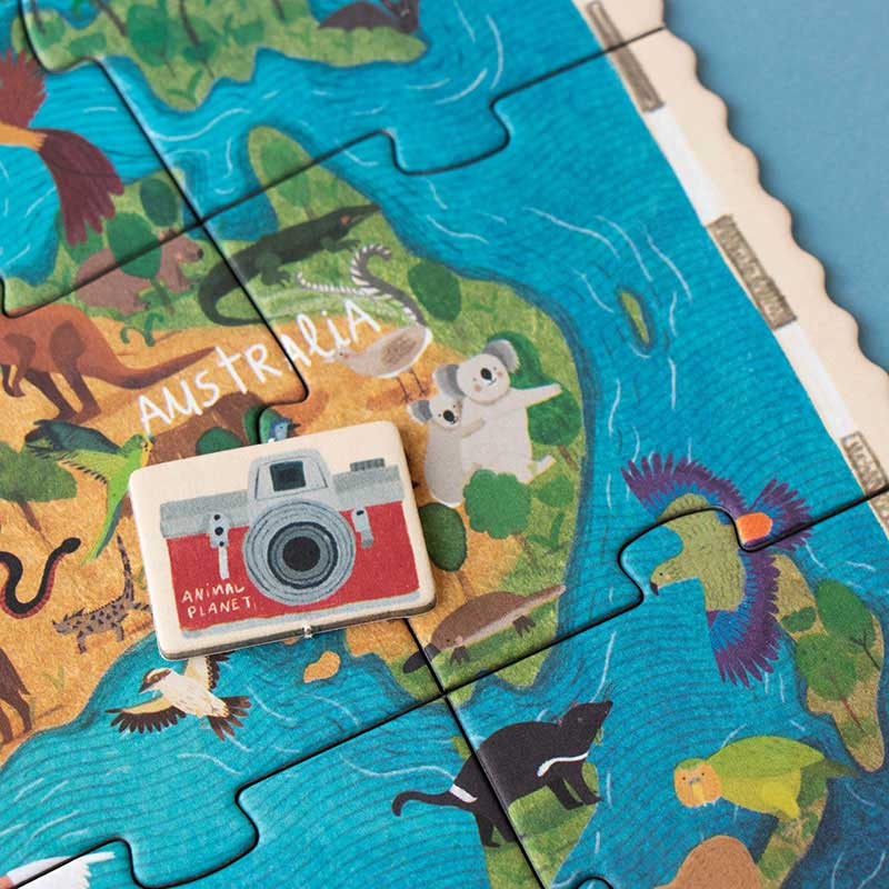 Puzzle Planète Animaux Londji – 70 pièces – dès 5 ans
