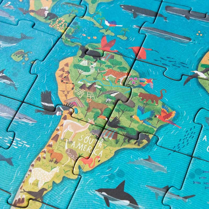 Puzzle Planète Animaux Londji – 70 pièces – dès 5 ans