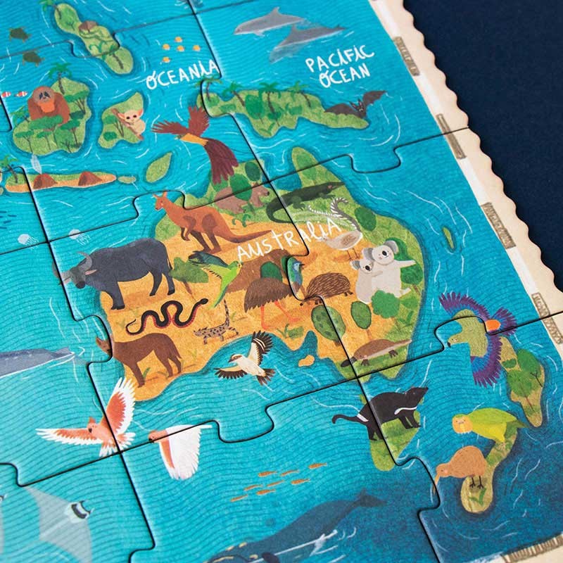 Puzzle Planète Animaux Londji – 70 pièces – dès 5 ans