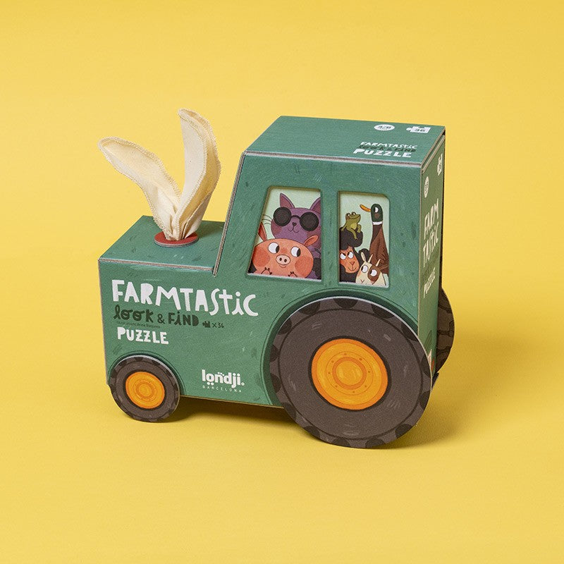 Puzzle Farmtastic Londji – 36 pièces | Dès 3 ans