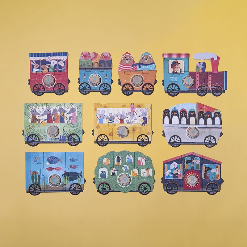 Puzzle Train Londji – Dès 2 ans