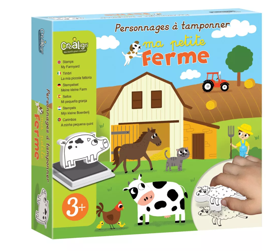 Coffret tampons Mouss' Thème Ferme
