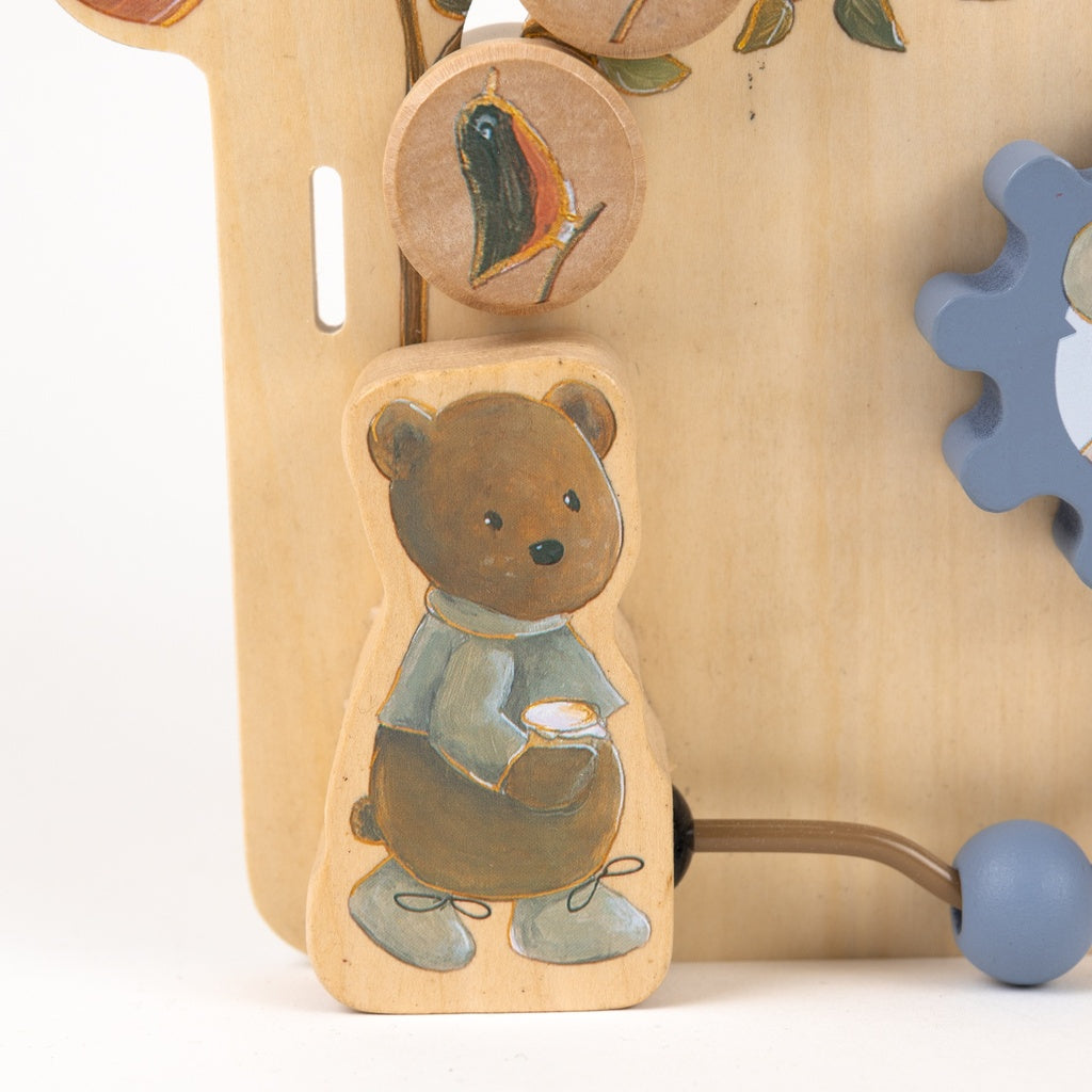 Tableau d’activités bébé en bois – Egmont – Dès 10 mois