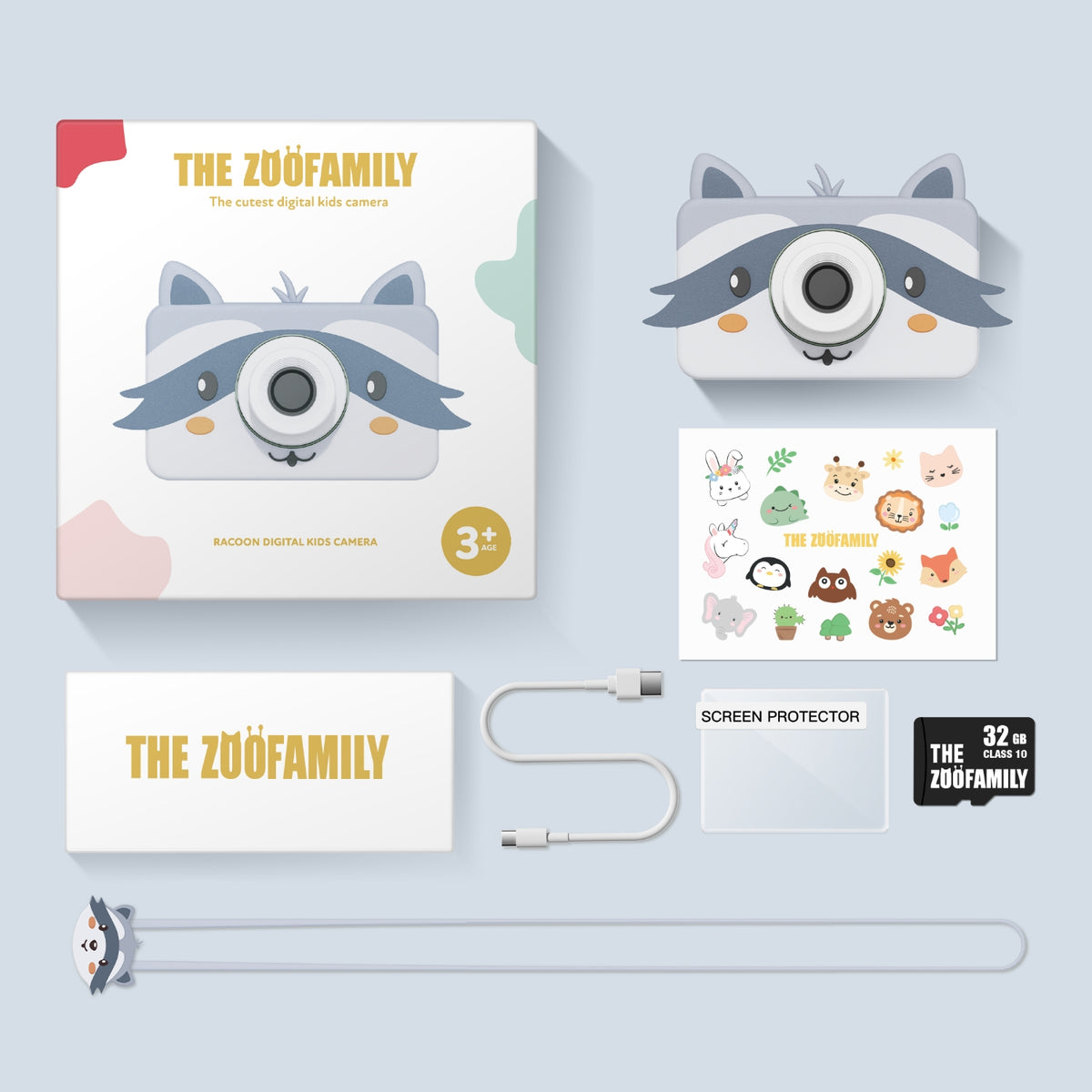 Appareil photo enfant Raton Laveur – The Zoofamily