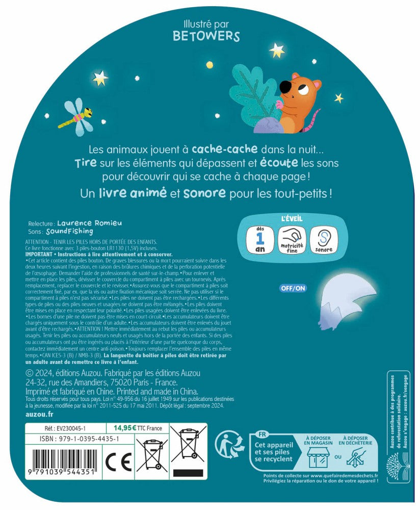 QUI SE CACHE DANS LA NUIT ? AVEC DU VERNIS PHOSPHORESCENT ! MON COUCOU SONORE
