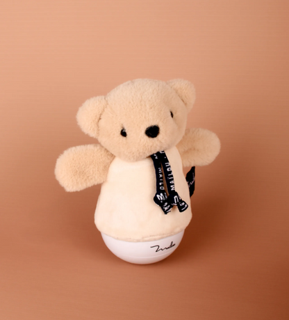 Veilleuse Ours Beige – veilleuse musicale 16 cm