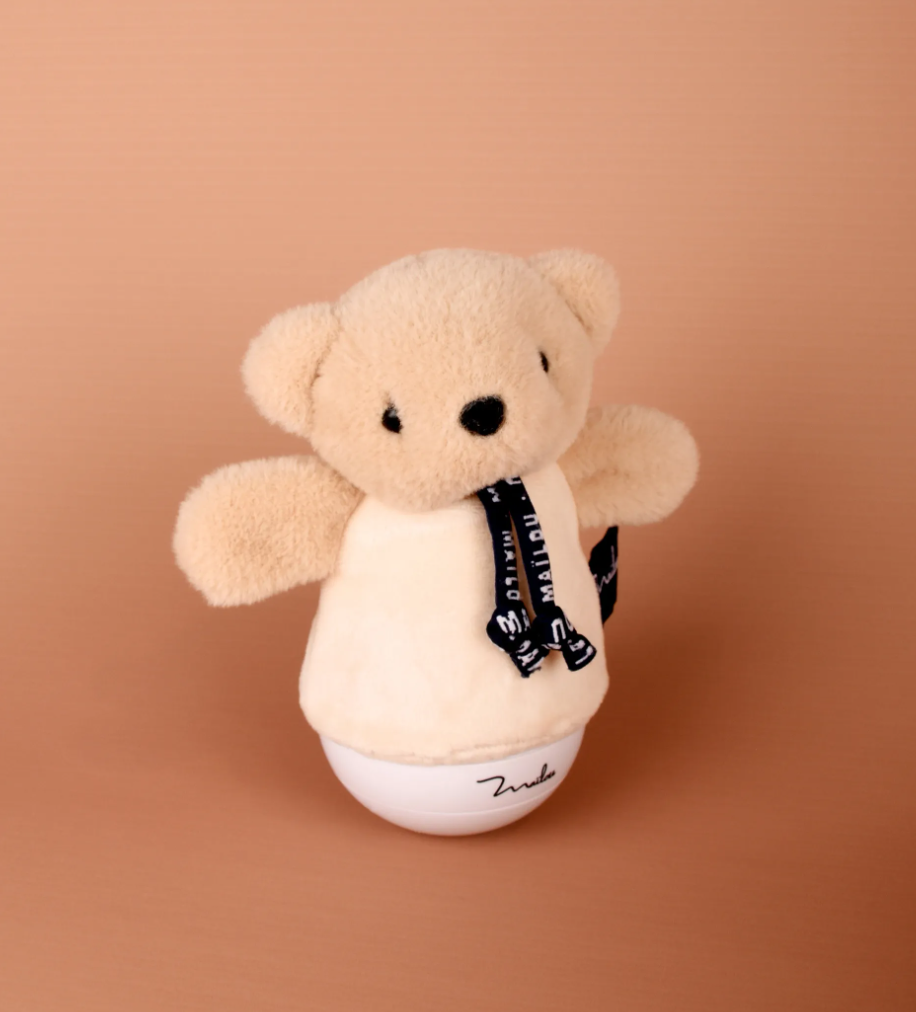 Veilleuse Ours Beige – veilleuse musicale 16 cm