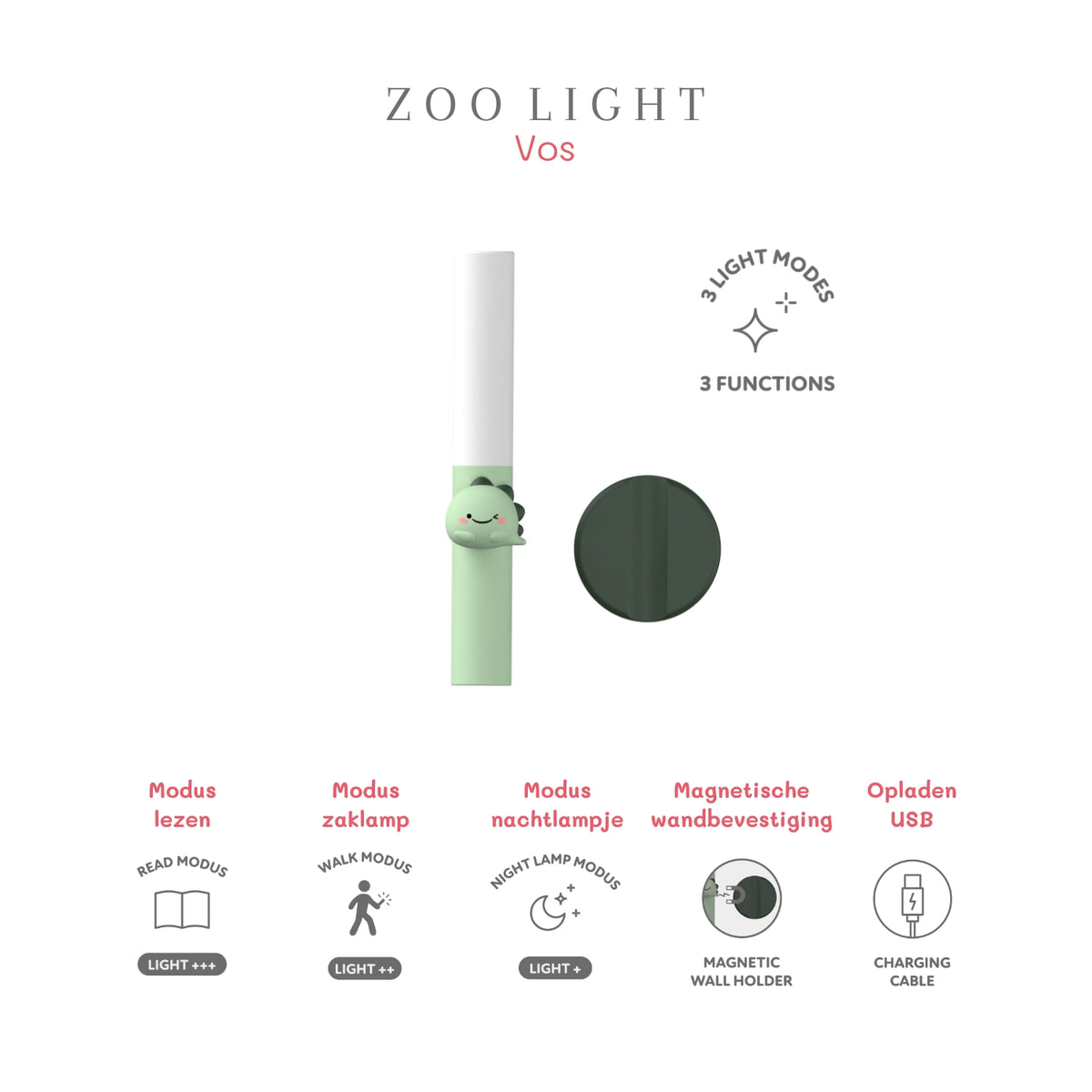 Lampe veilleuse enfant Dino – The Zoofamily