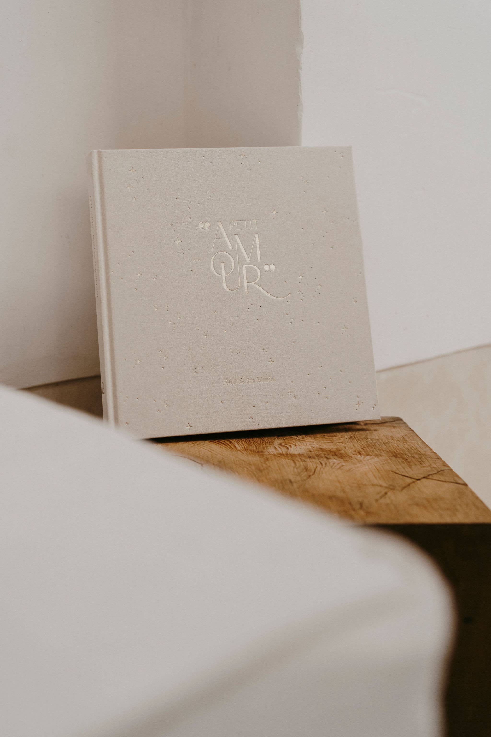 Livre de naissance - Petit Amour Beige