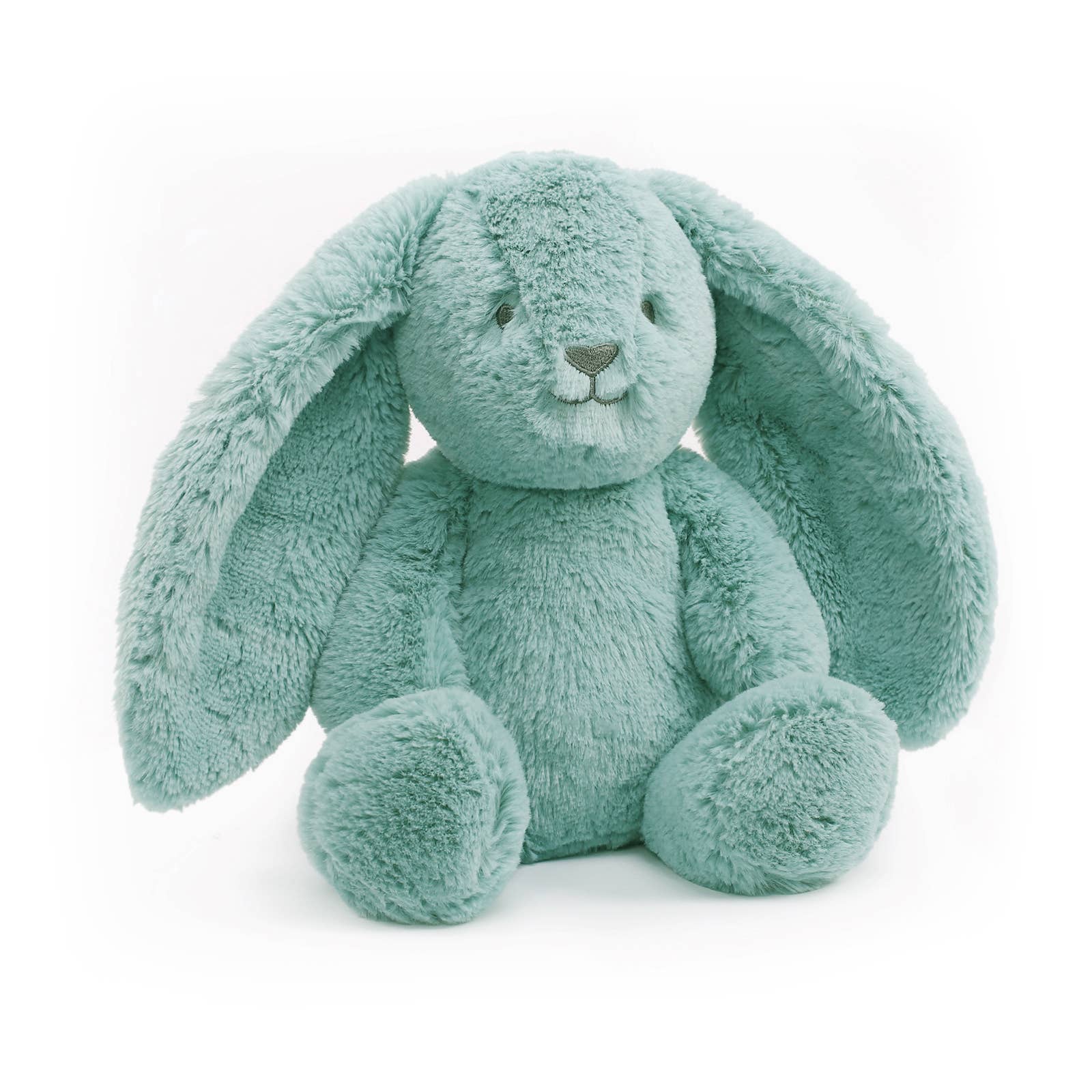 Peluche lapin vert - 34 cm