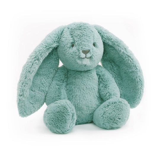 Peluche lapin vert - 34 cm