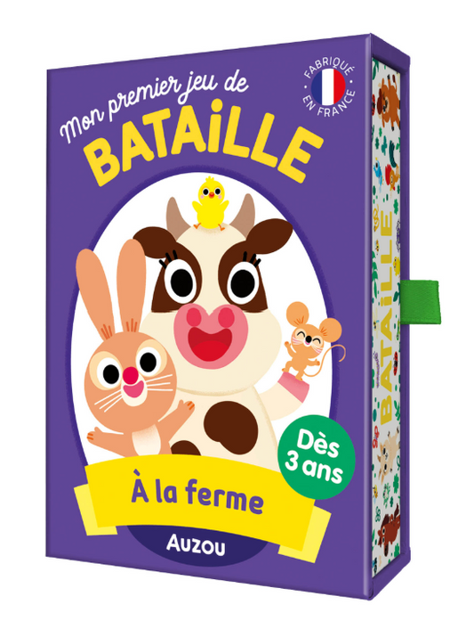 JEU DE CARTES - MON PREMIER JEU DE BATAILLE - À LA FERME Dès 3 ans