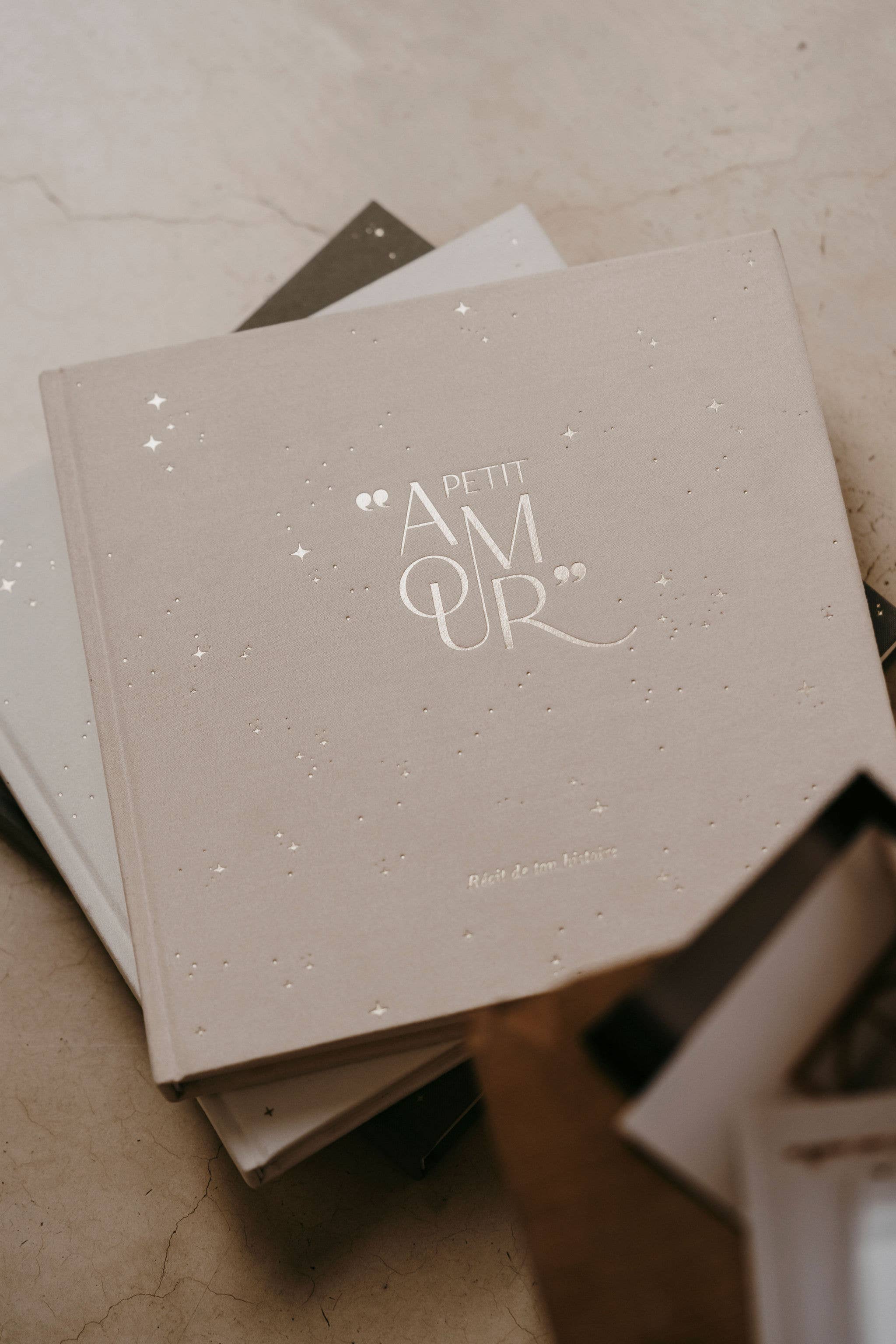 Livre de naissance - Petit Amour Beige