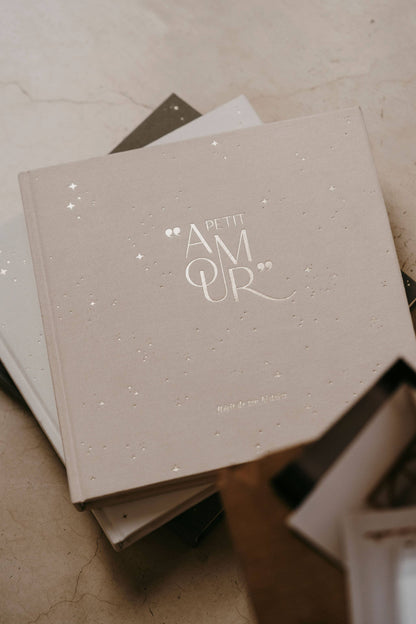 Livre de naissance - Petit Amour Beige