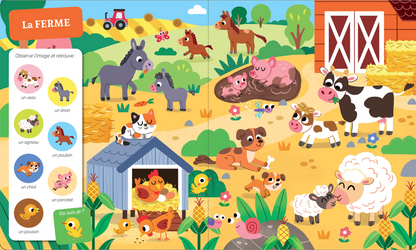 CHERCHE ET TROUVE DES TOUT-PETITS - LES BÉBÉS ANIMAUX Dès 18 mois