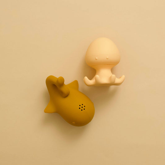 Lot de 2 jouets de bain - Ocre