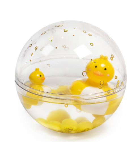 Balle sensorielle de bain Happy Bubbles - Canard | Petit Boum
