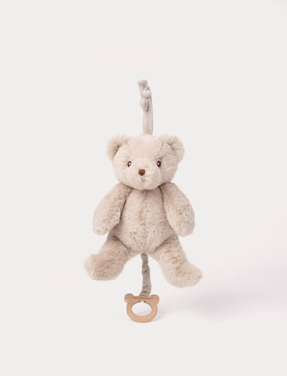 Ours en peluche Teddy, Boîte à musique, Beige