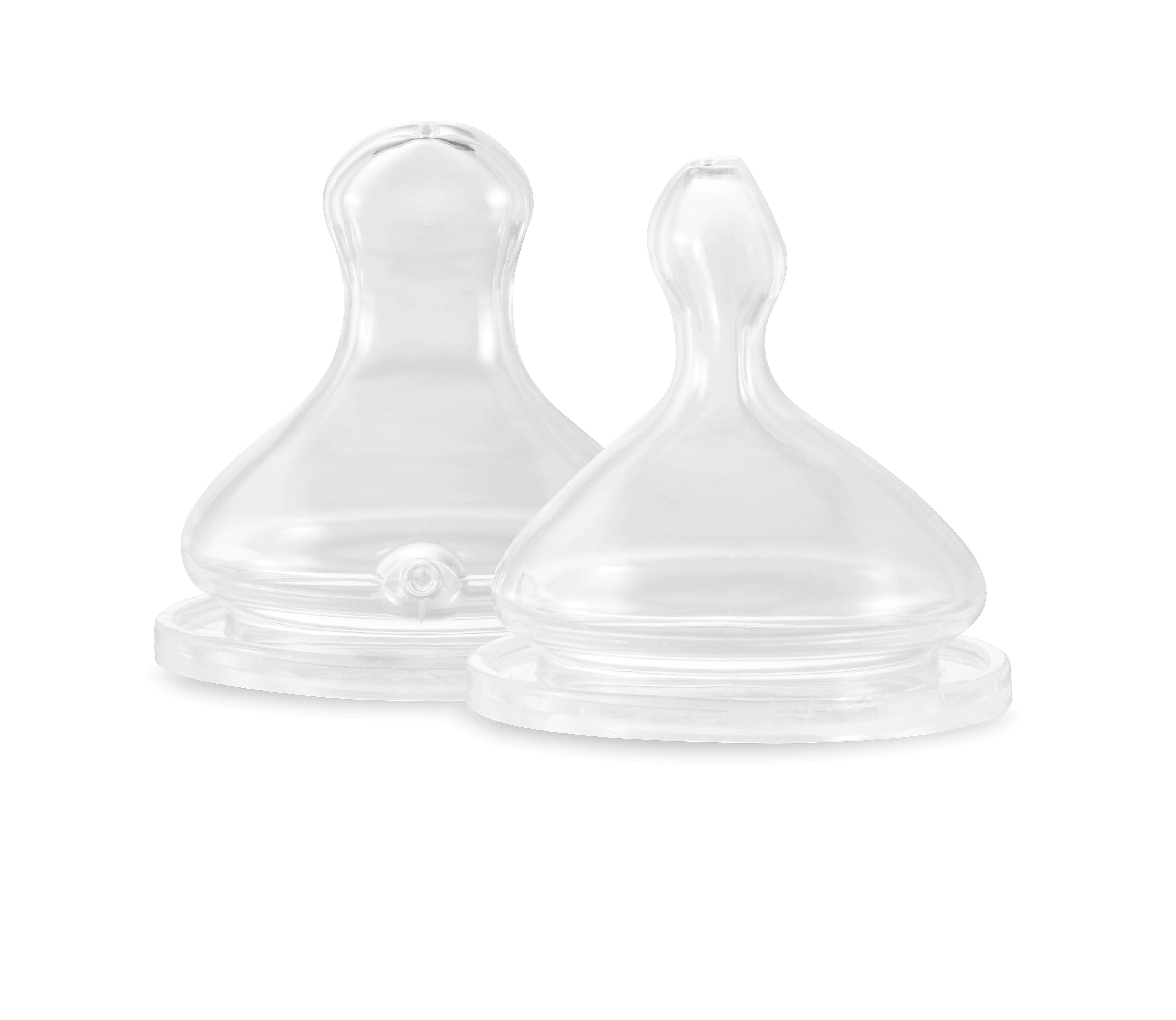 Tétines physiologiques anti-colique - Pack de 2 | Taille S (0-6 mois)