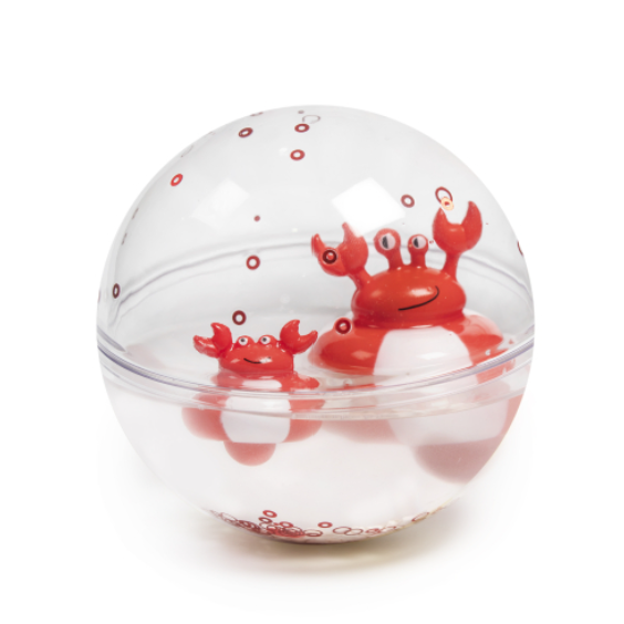 Balle sensorielle de bain Happy Bubbles - Crabes | Petit Boum