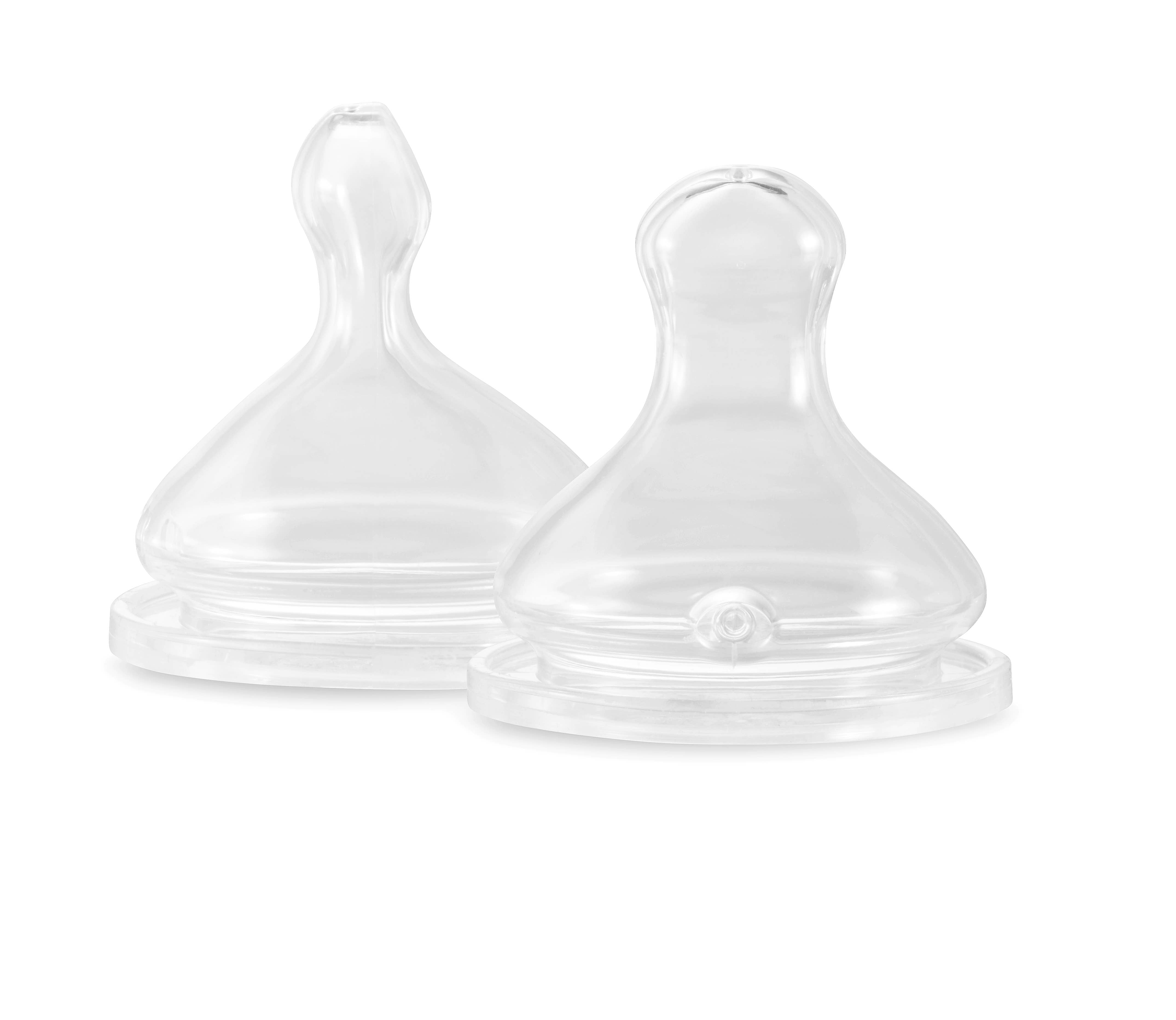 Tétines physiologiques anti-colique - Pack de 2 | Taille S (0-6 mois)