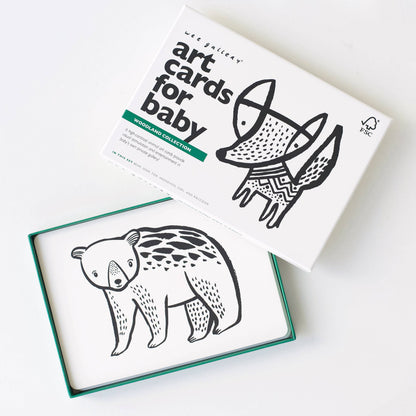 Cartes d'art pour bébé - Animaux de la forêt - Cartes flash pour nourrissons